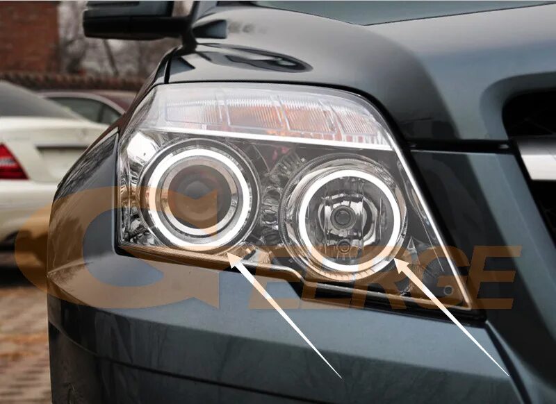 Glk фары тюнинг Для Mercedes Benz Glk X204 2008 2009 2010 2011 2012 Ультра яркий дневной свет ук