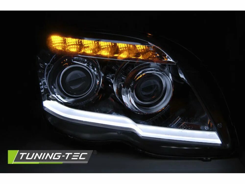 Glk фары тюнинг Купить LPMEB9 Фары передние TubeLight Black от Tuning-Tec на Mercedes GLK класс 