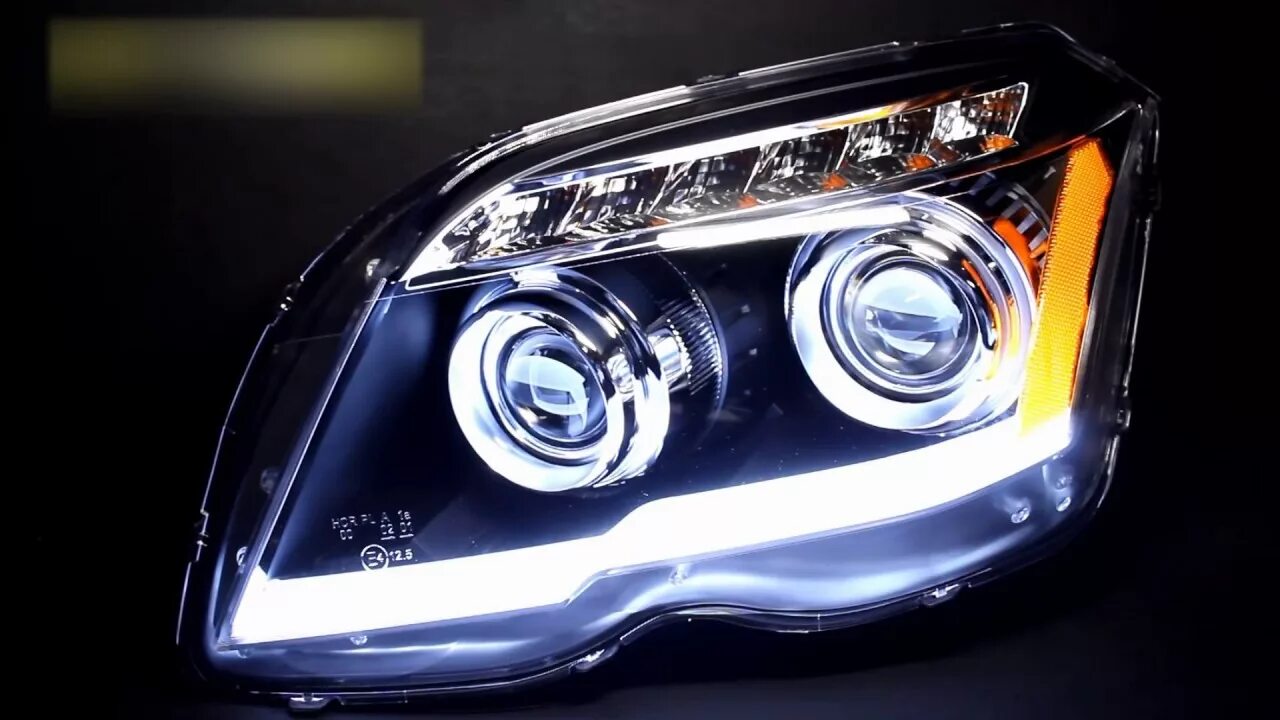Glk фары тюнинг Тюнинг фары Mercedes-Benz GLK-Class X204 headlights - YouTube