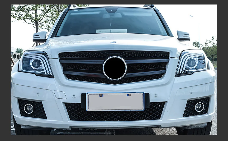 Glk фары тюнинг Автомобильные фары для GLK 2008-2015 X204, светодиодсветодиодный Автомобильные ф
