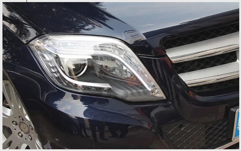 Glk фары тюнинг Автомобильная фара для фар GLK 2013-2015 GLK 250 300, светодиодная фара, передня