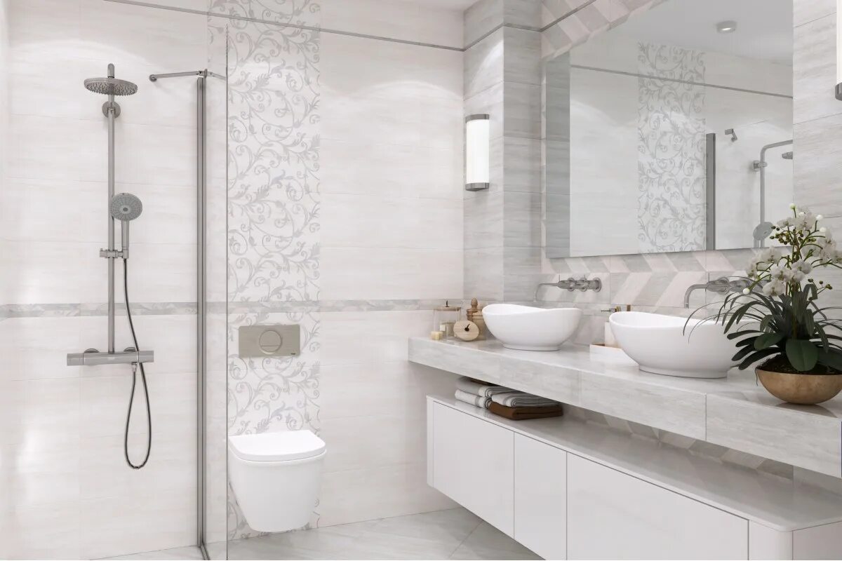 Global tile плитка фото Плитка облиц. GlobalTile Siluet Бел. 50*25 GT121VG купить ламинат линолеум винил