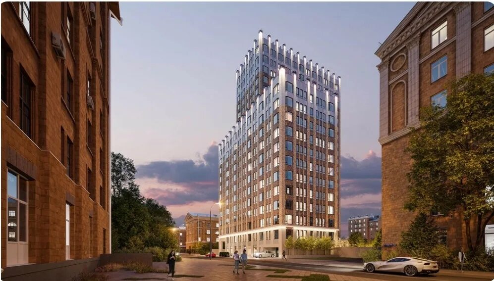 Glorax московская ул 19 8 казань фото Купить 2-комнатные апартаменты, 78.72 м² по адресу Москва, 1-я улица Ямского Пол