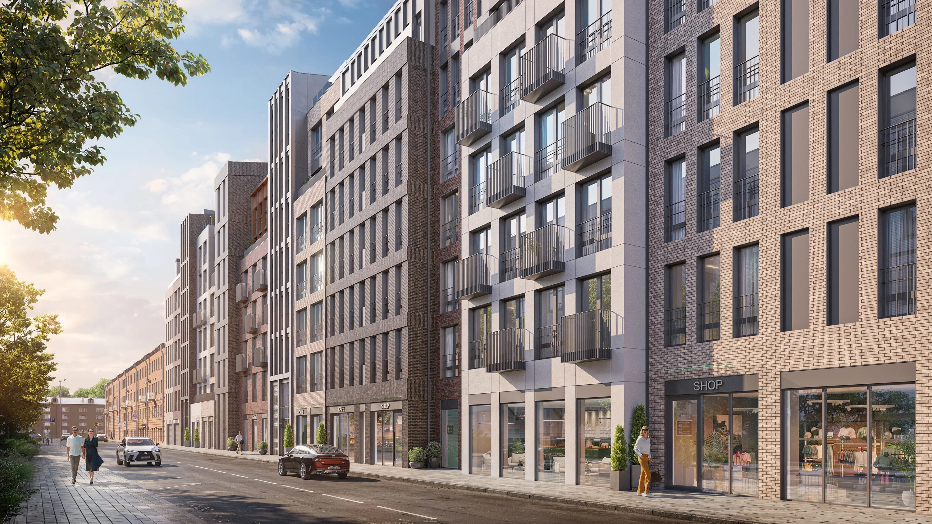 Glorax московская ул 19 8 казань фото Premium residential complex Kurskaya :: Behance