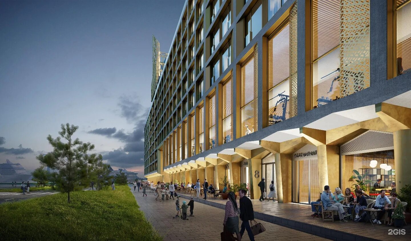 Glorax невский просп 55 фото Санкт-Петербург, Жилой комплекс "GloraX Premium Василеостровский" - 2ГИС