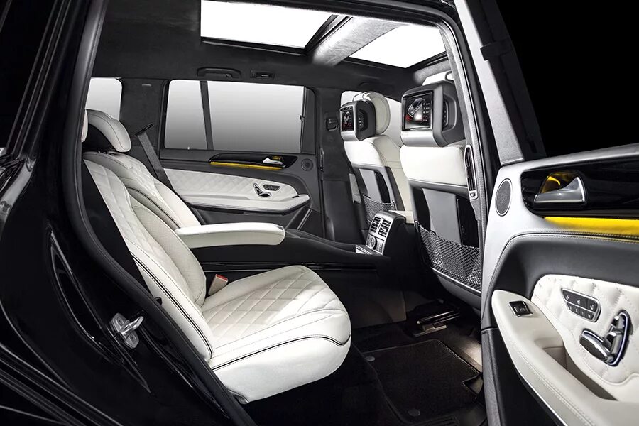 Gls 166 тюнинг салона Дооснащение интерьеры Mercedes-Benz GLS V222 тюнинг Мануфактура Авилон в Москве