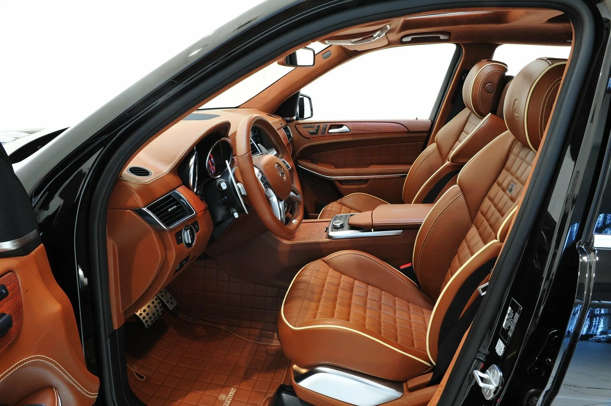 Gls 166 тюнинг салона Мерседес брабус салон - BestChehol.ru