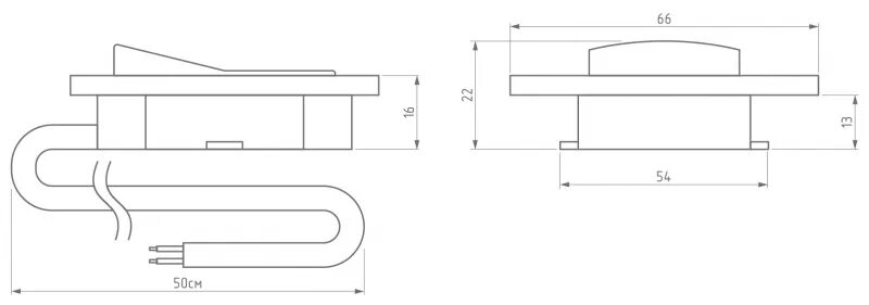 Gls выключатель мебельный схема подключения Выключатель мебельный D66-GREY-IN, врезной