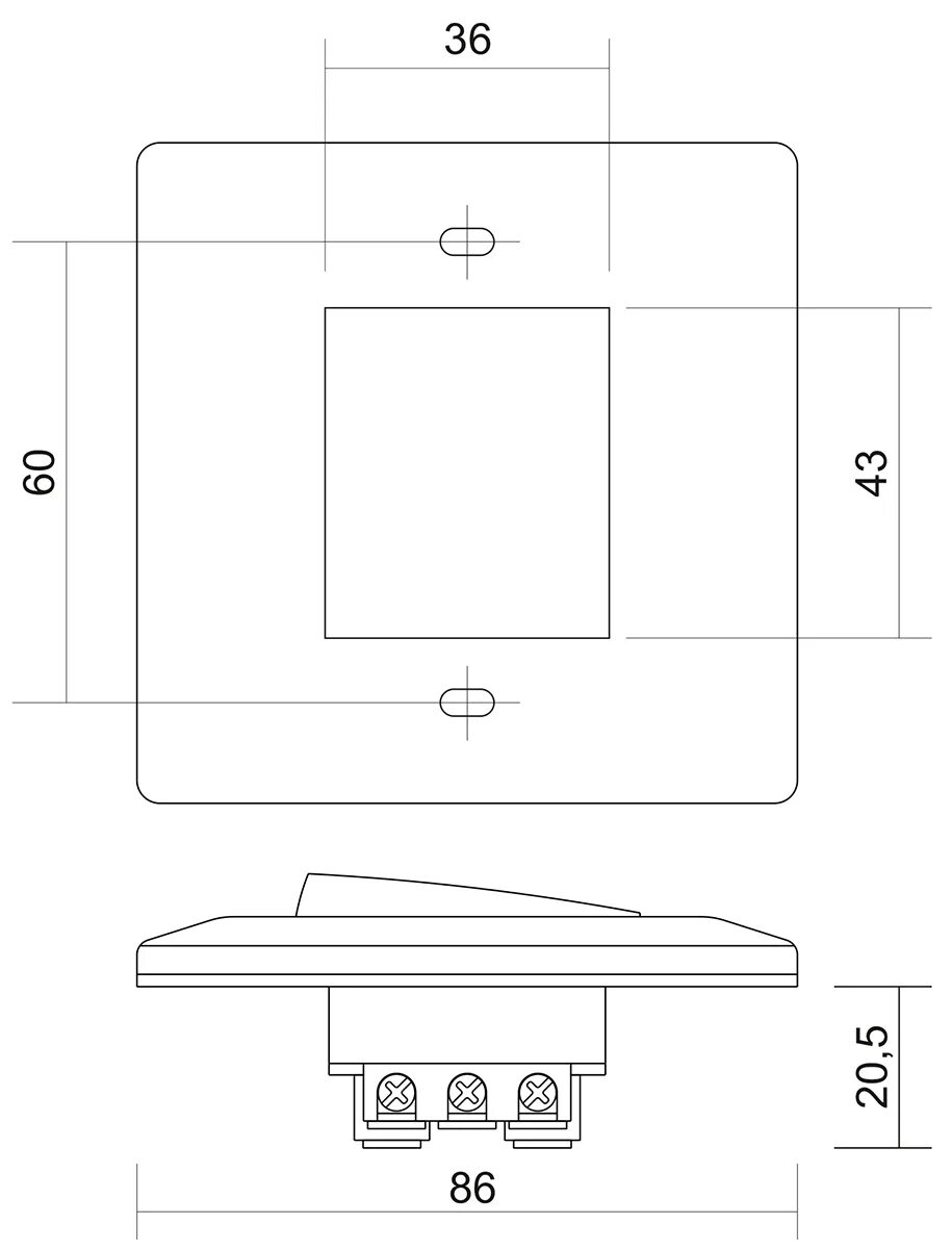 Gls выключатель мебельный схема подключения Выключатель мебельный врезной с розеткой GLS G16450 11.102.10.011 - отзывы покуп