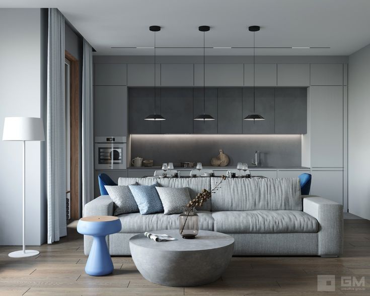 Gm interior дизайн студия Дизайн трёхкомнатной квартиры в ЖК Родной Город Воронцовский парк Студия дизайна