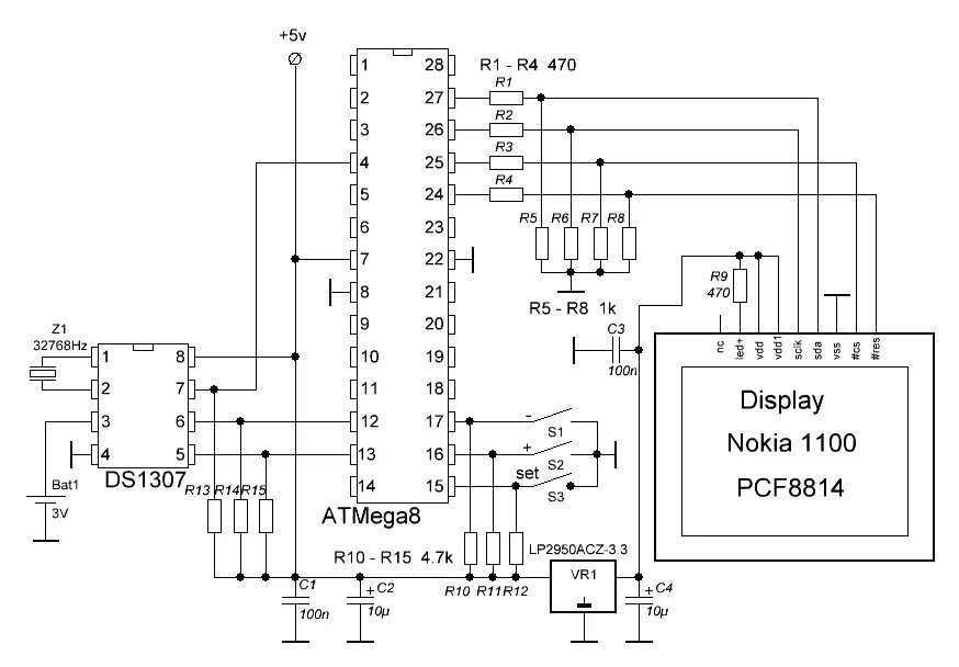 Gm328a схема принципиальная электрическая Принципиальная схема gm328a