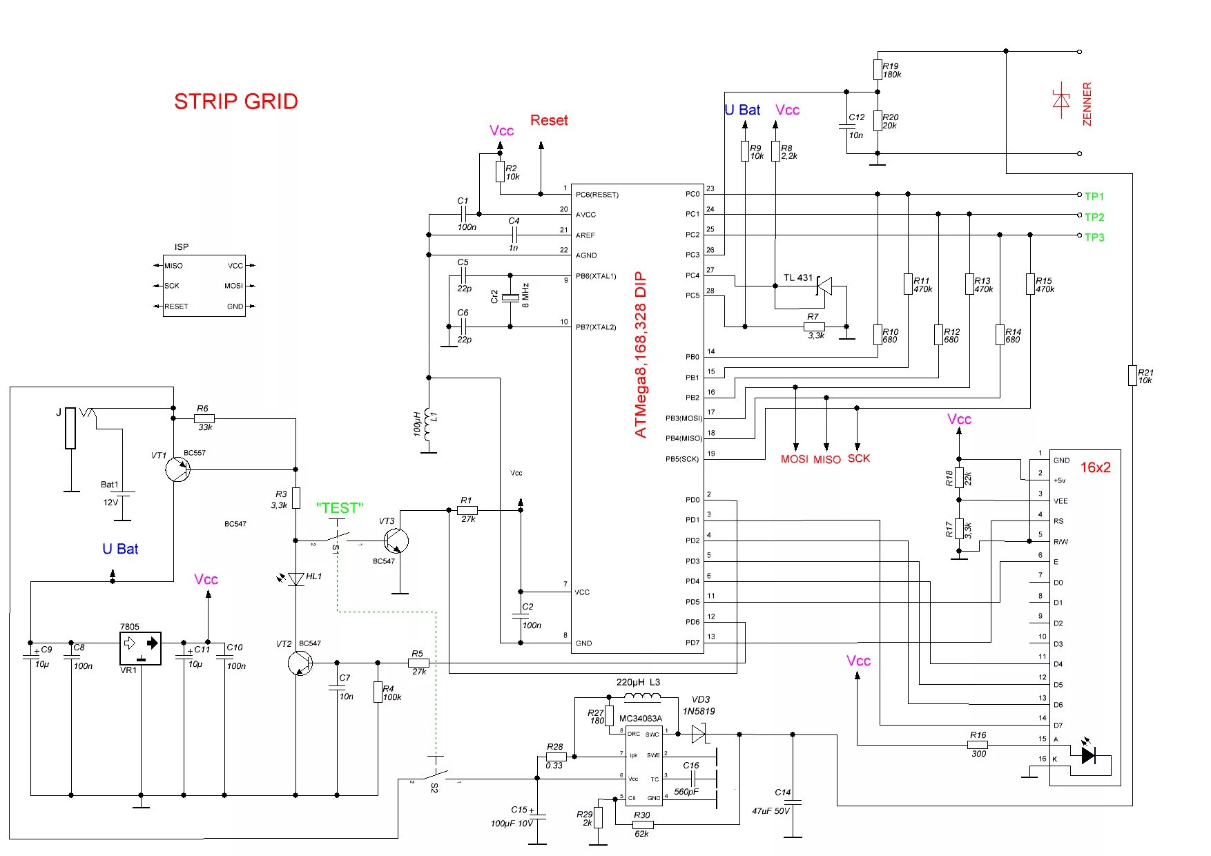 Gm328a схема принципиальная электрическая VRTP - Определитель выводов полупроводников