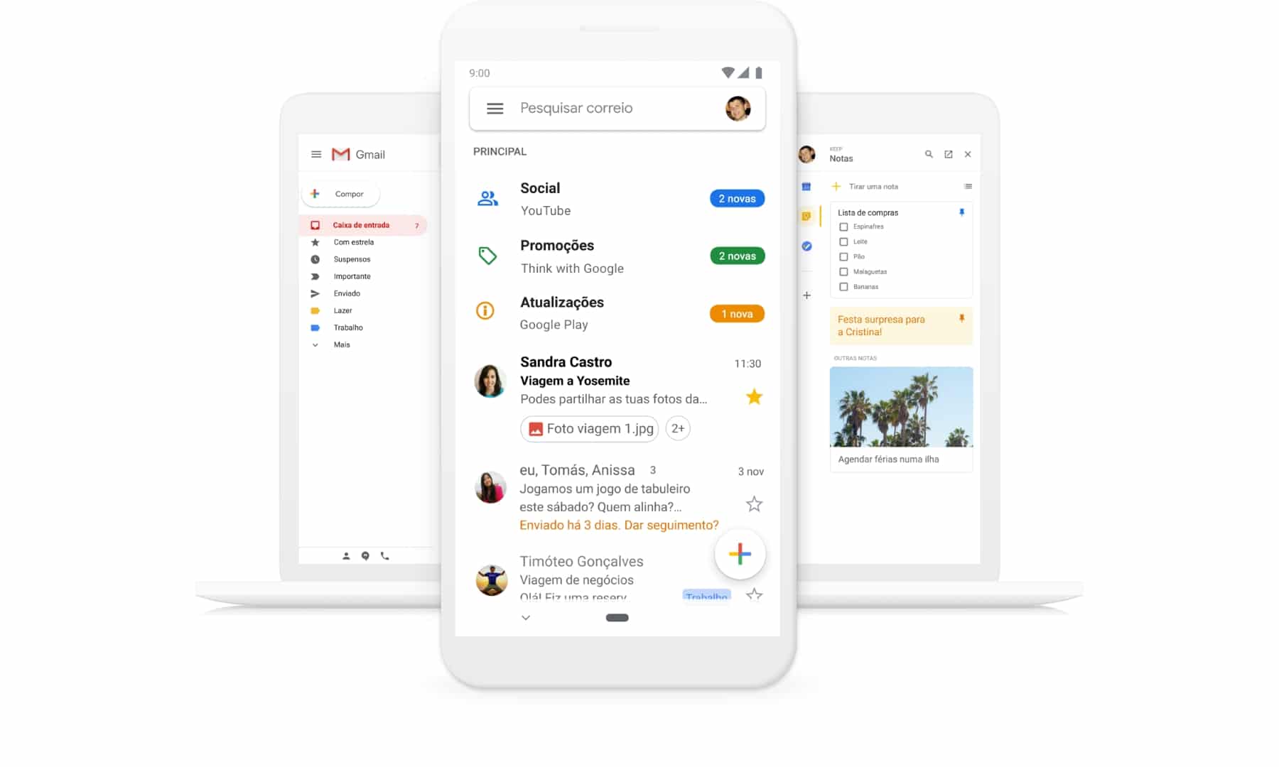 Gmail облако фото Dica do Dia: Como desactivar as notificações de email no Gmail