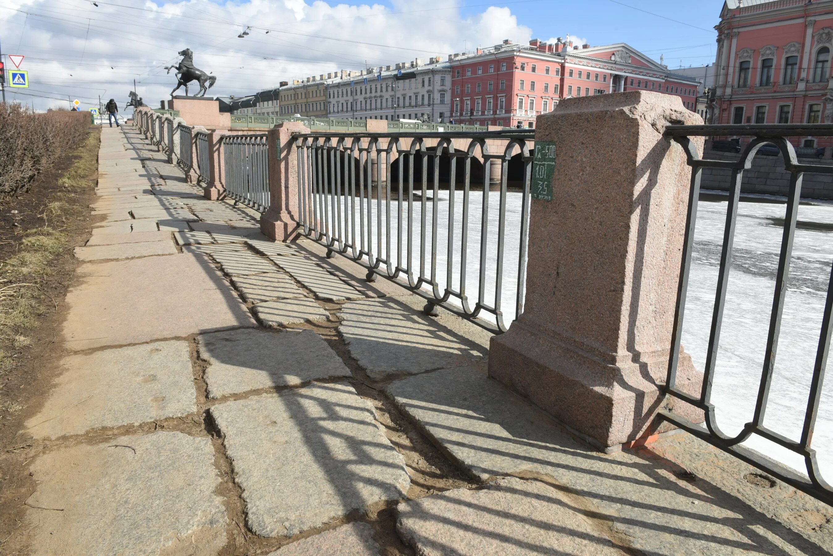 Gmc наб реки фонтанки 77 фото Начинается капитальный ремонт набережной реки Фонтанки напротив Аничкова дворца 