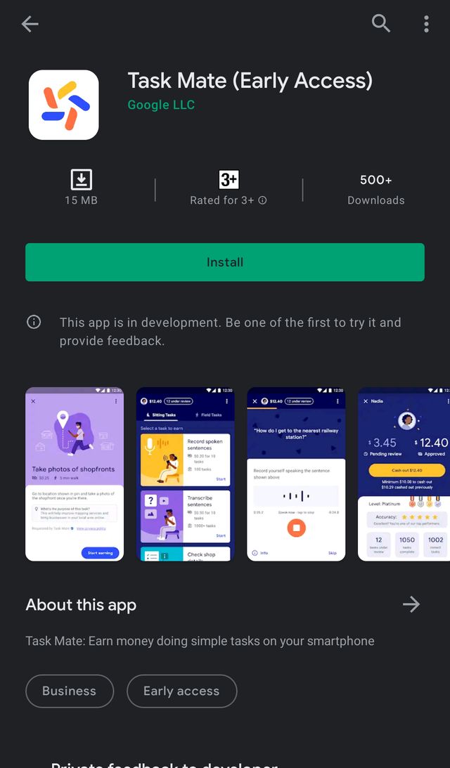 Go task приложение деньги за фото Google's Task Mate pays you to complete simple tasks on your phone