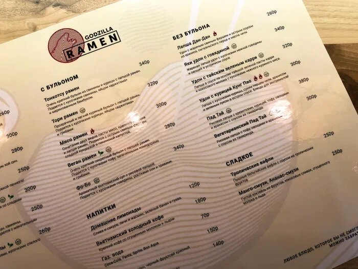 Godzilla ramen московская ул 40 пенза фото Godzilla ramen": тонкотсу рамен, тайское зеленое карри и вьетнамские немы KIREEV