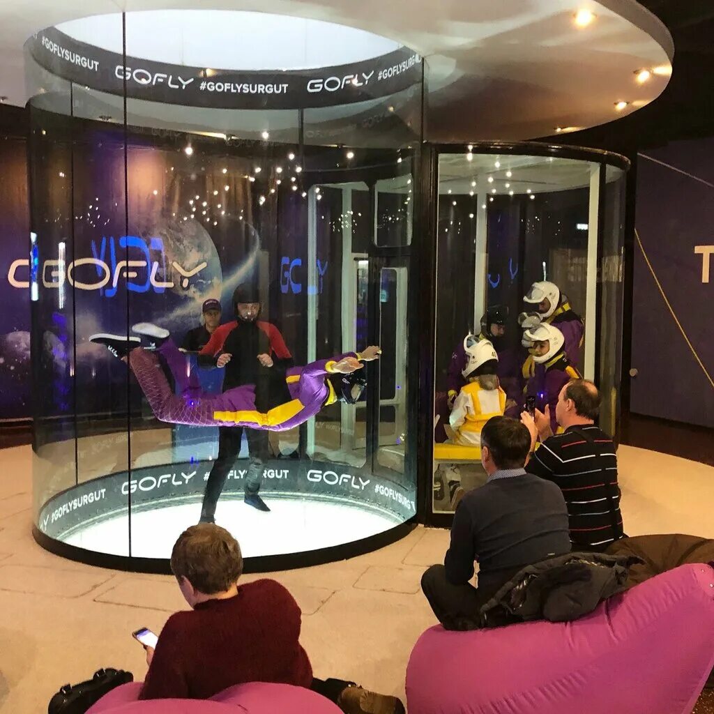 Gofly набережный просп 3 2 сургут фото Аэротруба Gofly, спортивно-развлекательный центр, Набережный просп., 3/2, Сургут