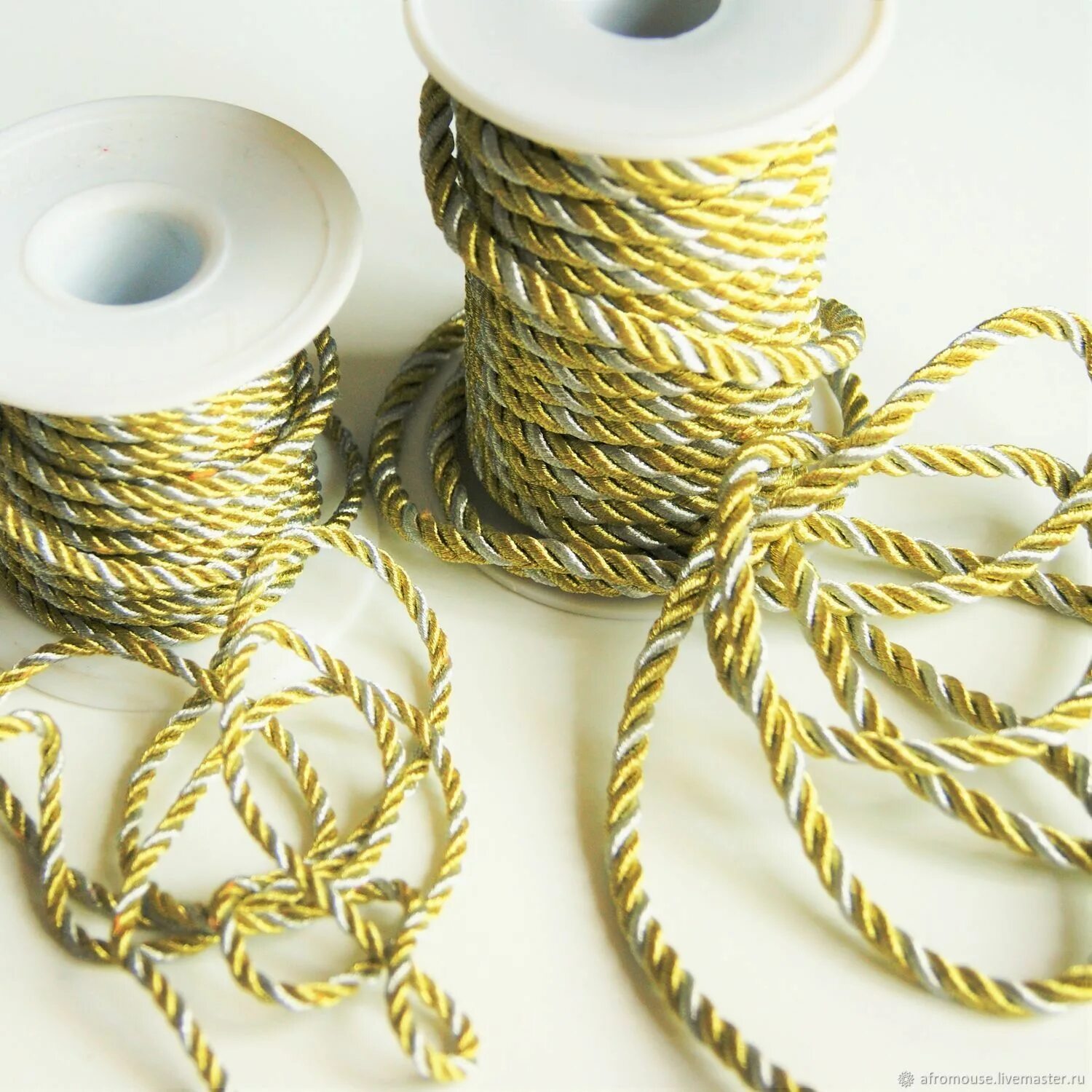 Gold шнур площадь маркина 5 фото Шнуры "Золотая коллекция 5 мм " витые с люрексом купить в интернет-магазине Ярма