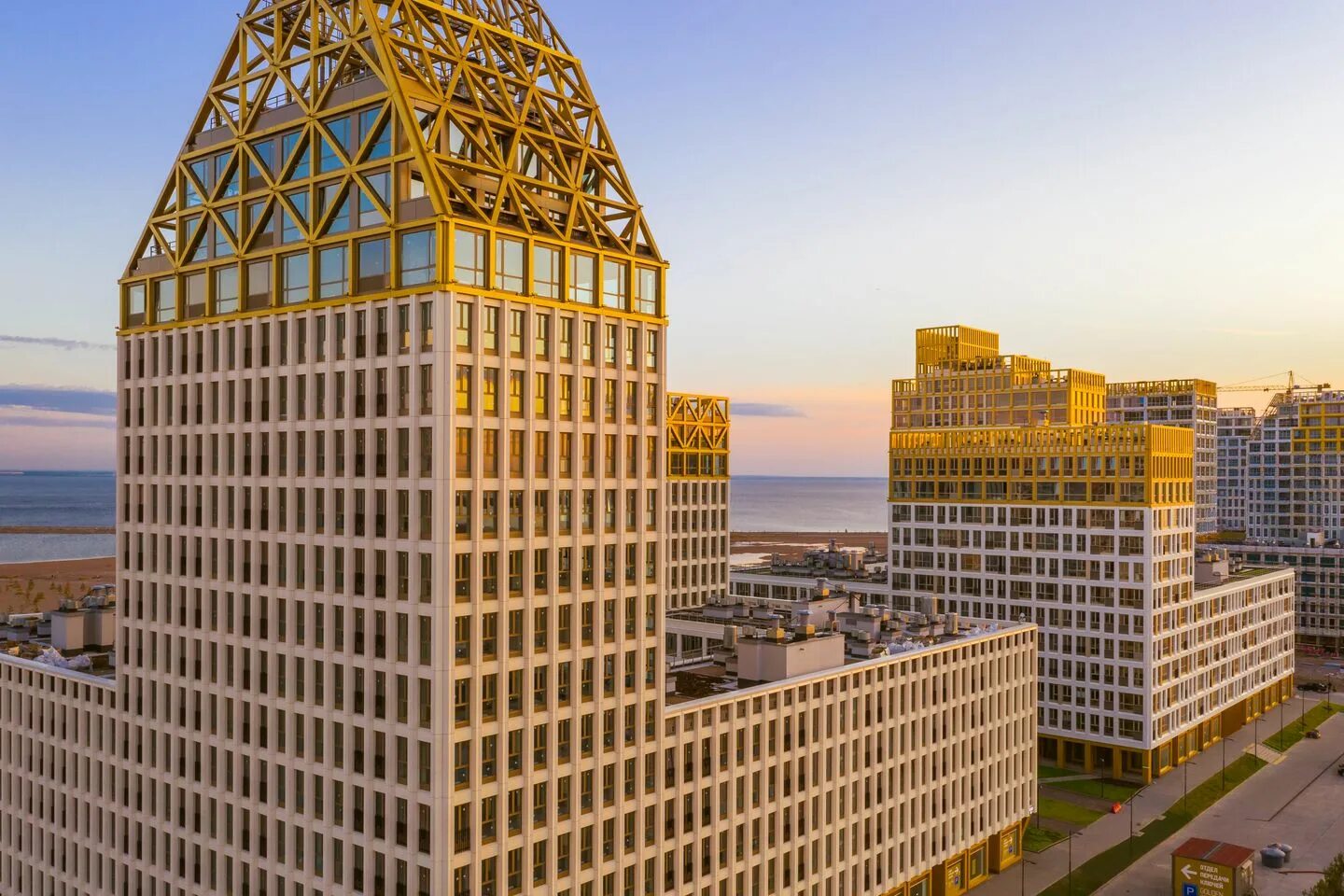 Golden city санкт петербург ул челюскина фото GloraX построит элитный жилой квартал на намыве Васильевского острова