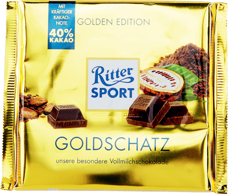 Goldschatz шоколад молочный 250г фото Шоколад молочный RITTER SPORT Вкус праздника, 250г / ШоколадМагазин Уральский Кр