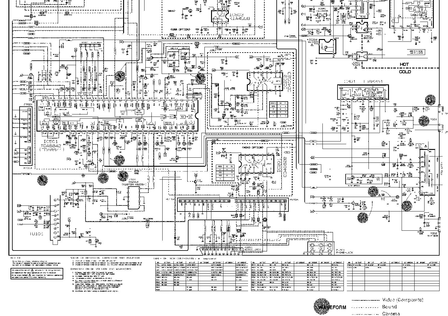 Goldstar cf 20a80y как подключить к приставке GOLDSTAR CF-21F80 SCH Service Manual download, schematics, eeprom, repair info f