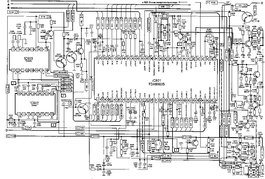 Goldstar cf 20a80y как подключить к приставке GOLDSTAR CF-20A80V SCH Service Manual download, schematics, eeprom, repair info 