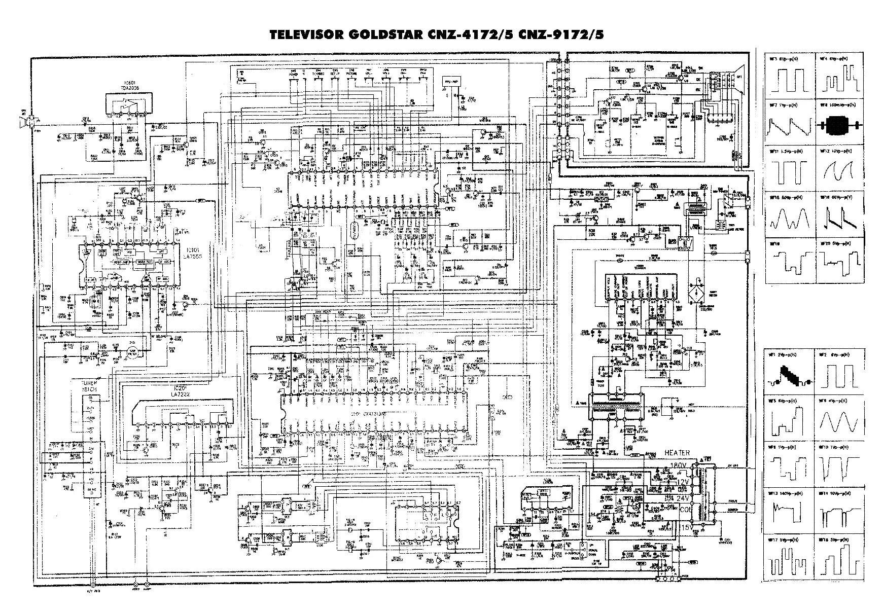 Goldstar cf 20a80y как подключить к приставке GOLDSTAR CI 14A50 20A50 Service Manual download, schematics, eeprom, repair info