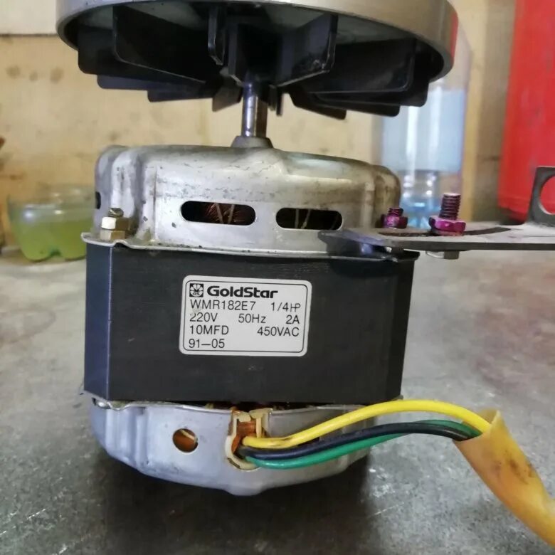 Goldstar wmr182e5 схема подключения двигатель Электродвигатель - купить в Красноярске, цена 500 руб., продано 14 октября 2019 