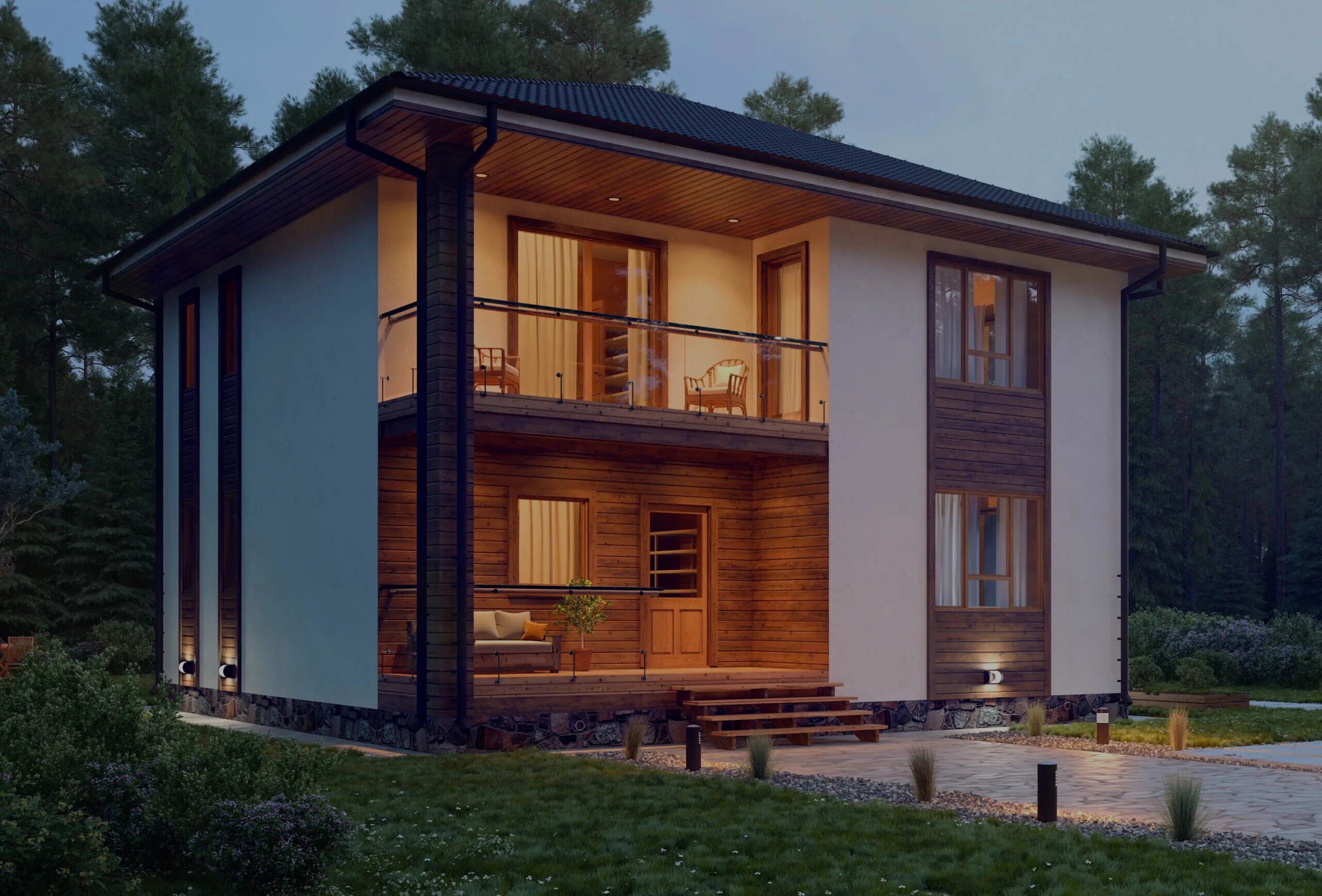 Good wood невский просп 22 фото Дом из газобетонных блоков (Bonolit) ОД-27