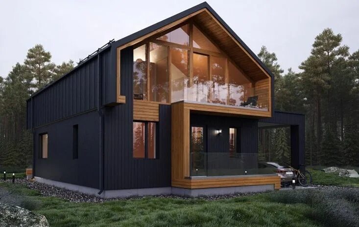 Good wood невский просп 22 фото Pin on TOWN HOUSES Modern barn house, Modern log house, House renovation project