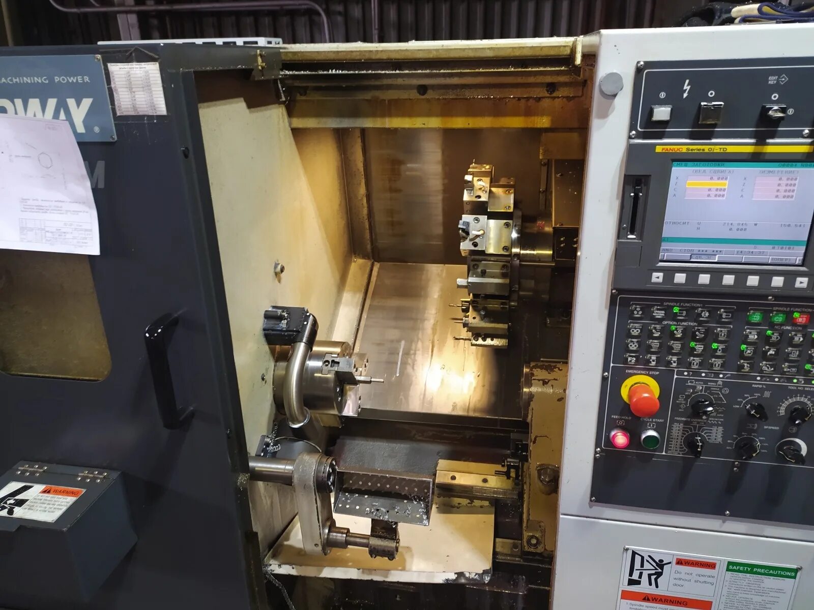 Goodway by ул академика жебрака 25 фото Станок токарный с ЧПУ Goodway GA-2000М с податчиком Б/У - Биржа оборудования Pro