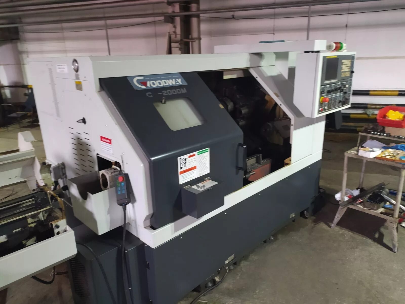Goodway by ул академика жебрака 25 фото Станок токарный с ЧПУ Goodway GA-2000М с податчиком Б/У - Биржа оборудования Pro