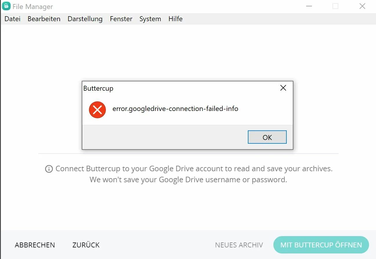Google ошибка подключения Can't connect Google Drive - Issue #850 - buttercup/buttercup-desktop - GitHub