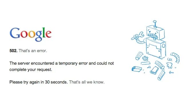 Google ошибка подключения Google Mail error, Monday December 10, 2012. It must be the snow factor. All we 