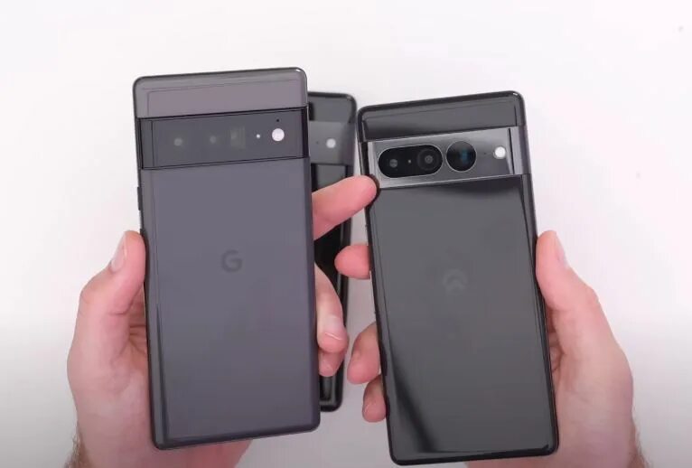 Google pixel 7 фото Прототипы смартфонов серии Google Pixel 7 продемонстрированы на видео