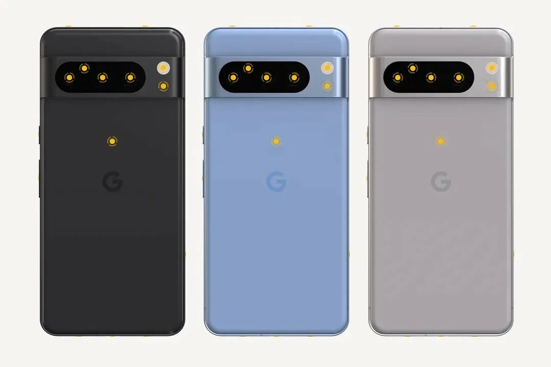 Google pixel 8 фото Google сама "слила" Pixel 8 Pro, показав его со всех сторон до анонса
