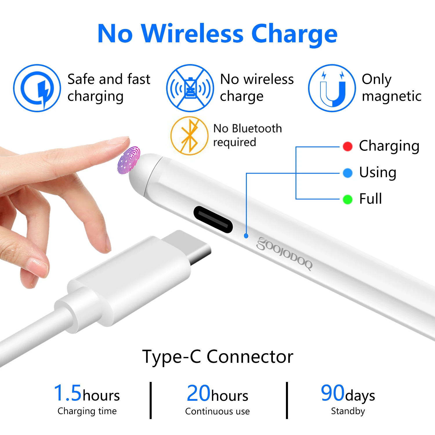 Goojodoq стилус как подключить к андроид Goojodoq Touch Pen Stylus For Apple Pencil 2 1 For Ipad 9.7 2018 Pro 11 12.9 201