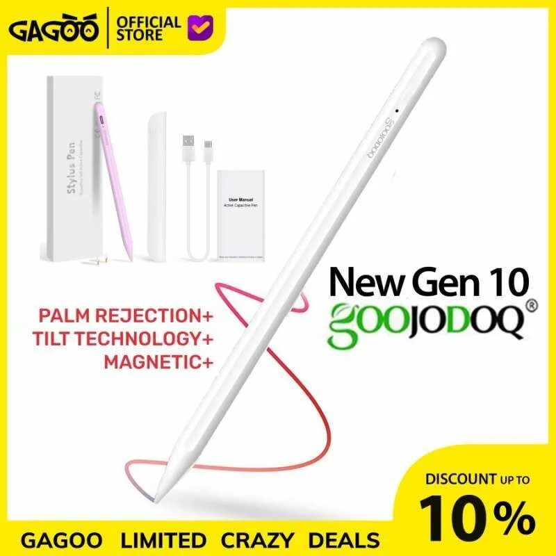 Goojodoq стилус как подключить к андроид Sale goojodoq stylus gen 10 in stock