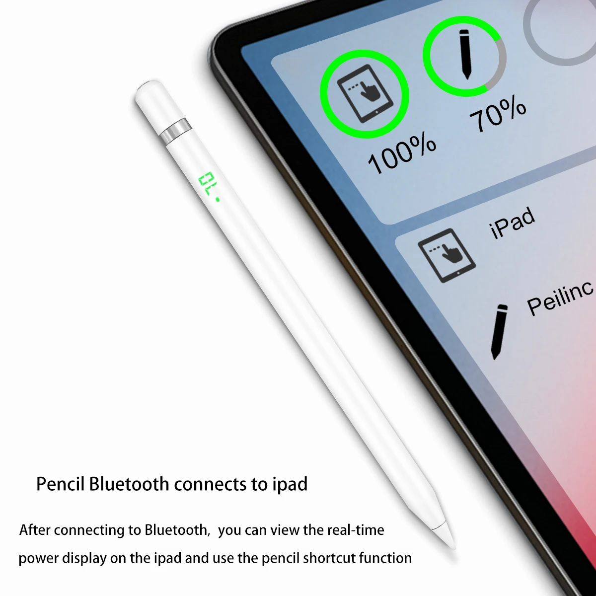 Goojodoq стилус как подключить к андроид Для Apple Pencil 2 1 для iPad карандаш Bluetooth Стилус ручка светодиодный цифро