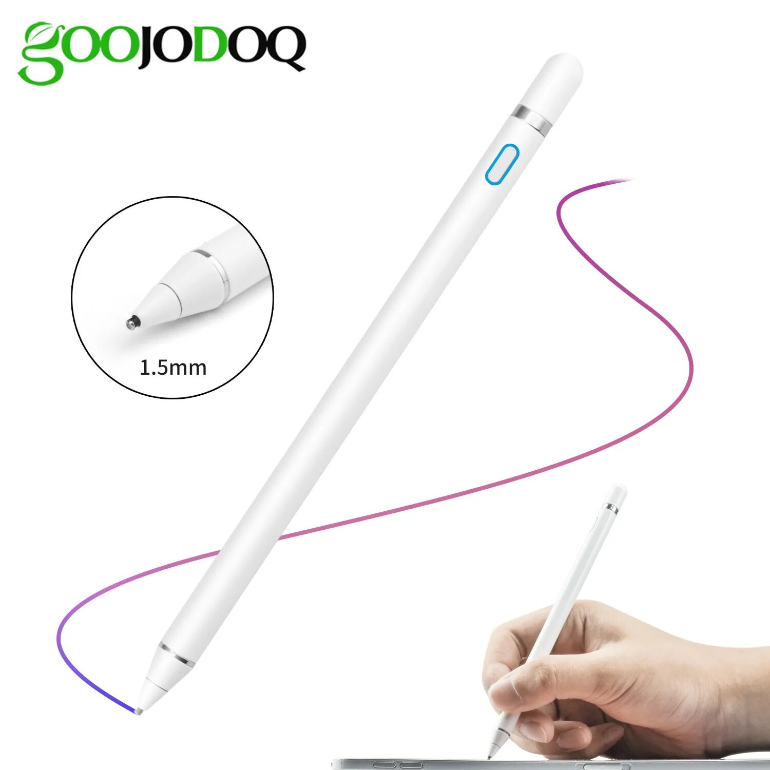 Goojodoq стилус как подключить к андроид Pencil for Mobile Universal Stylus Pen Stylus for iPhone iPad Mini Touch iPad 20