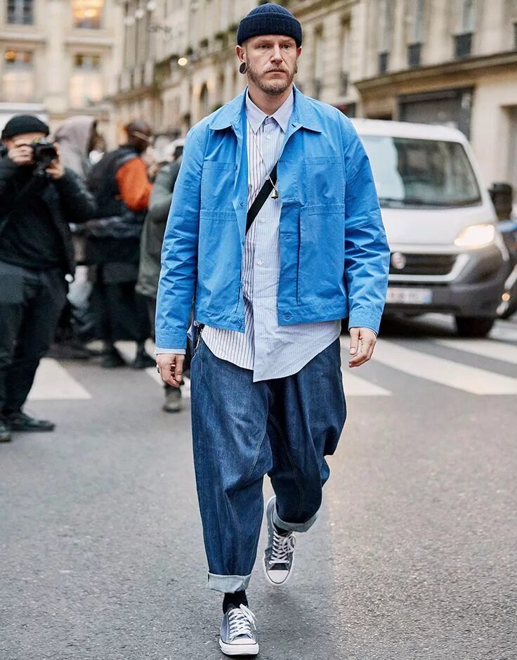 Gorpcore стиль мужской CULT ITEM: FRENCH WORKER JACKET Mens street style, Paris fashion week men, Denim
