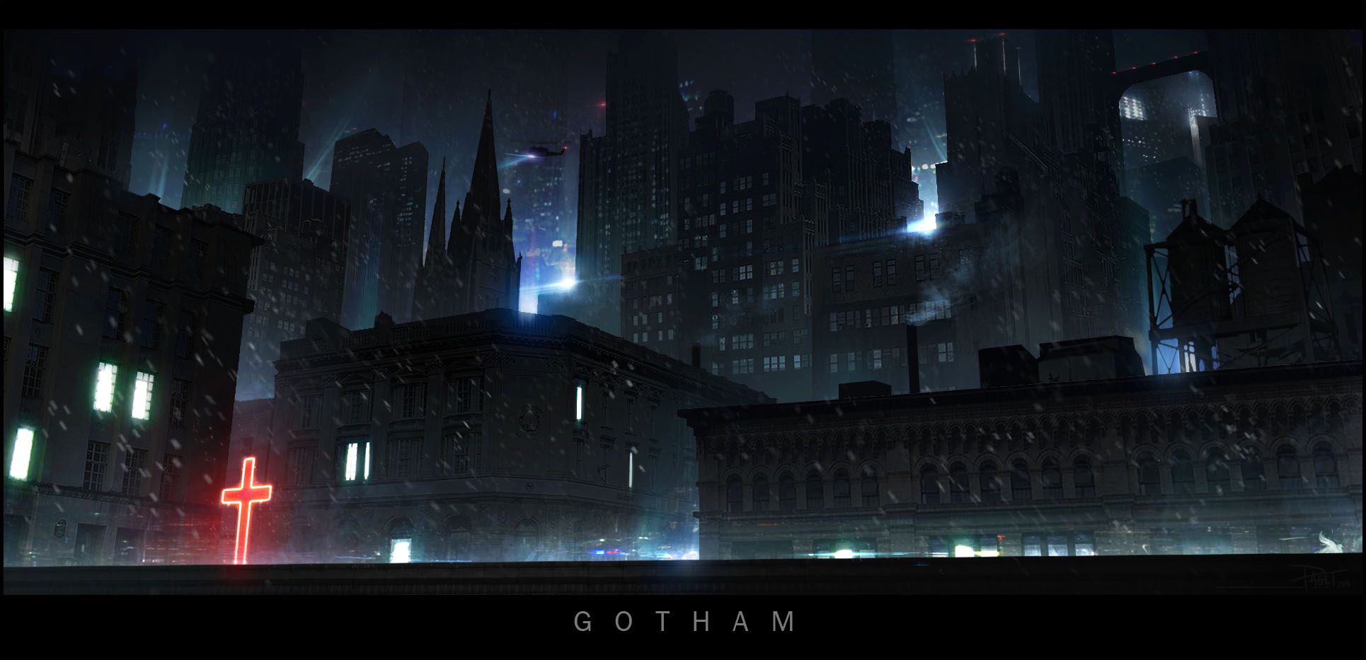 Gotham первомайская ул 54 фото Gotham by Happy-Mutt on DeviantArt Gotham, Gotham city, World of darkness