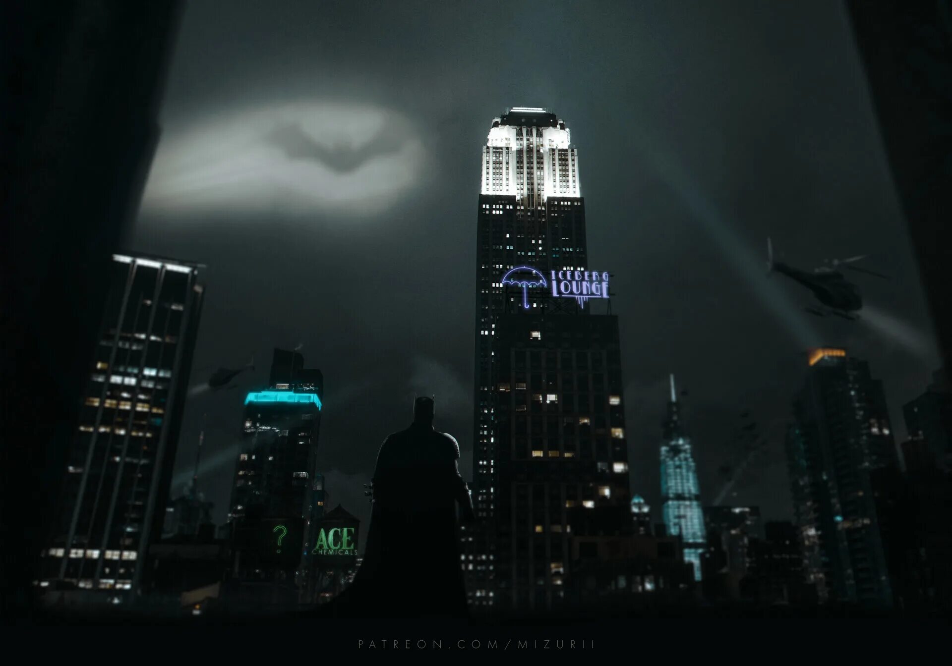 Gotham первомайская ул 54 фото ArtStation - Gotham City - Batman Day