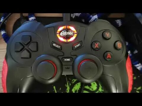 Gp 030bth как подключить к пк Подключение Ritmix GP-030 BTH К ПК по кабелю - YouTube