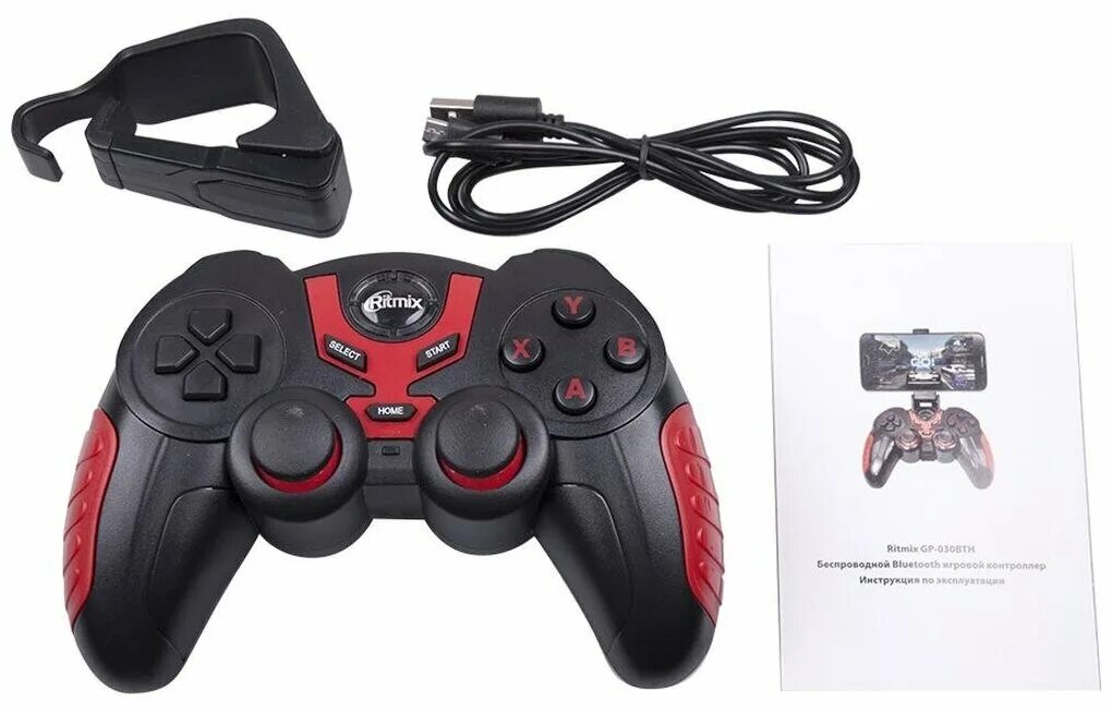 Gp 030bth как подключить к пк Б/У и уценка Комплект Ritmix GP-030BTH, черный/красный - купить в интернет-магаз