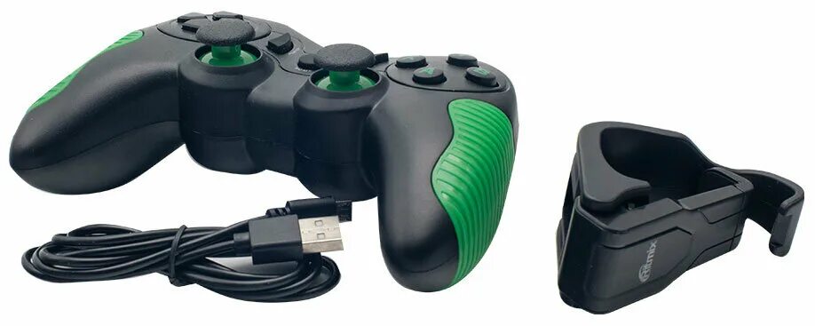 Gp 032bth как подключить к пк Игровой манипулятор, беспроводной Bluetooth RITMIX GP-032BTH Black Green - купит