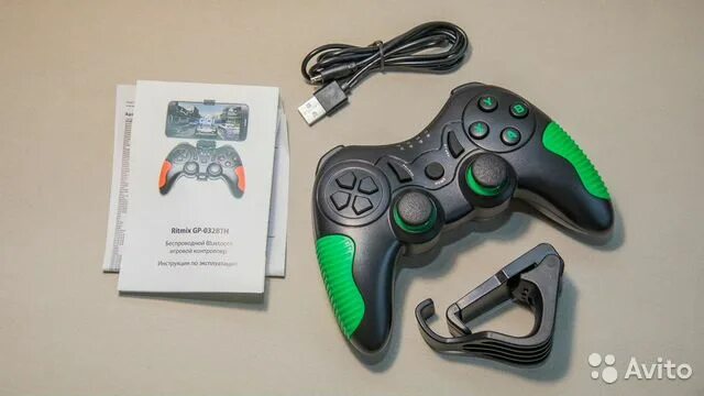 Gp 032bth как подключить к пк Новый Геймпад Ritmix GP-032BTH купить в Саратове Бытовая электроника Авито