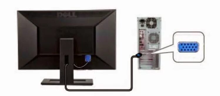 Gpd1501 подключение к компьютеру Как подключить монитор к системнику