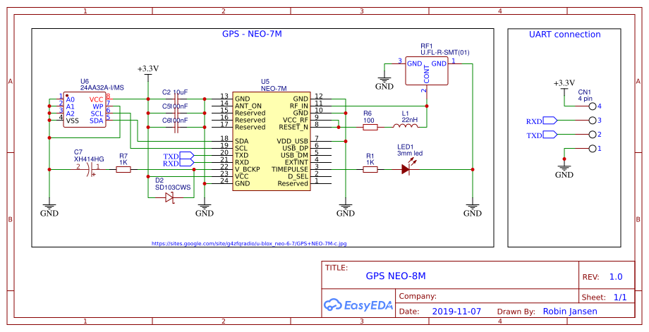 Gps своими руками схема NEO-7M GPS - OSHWLab