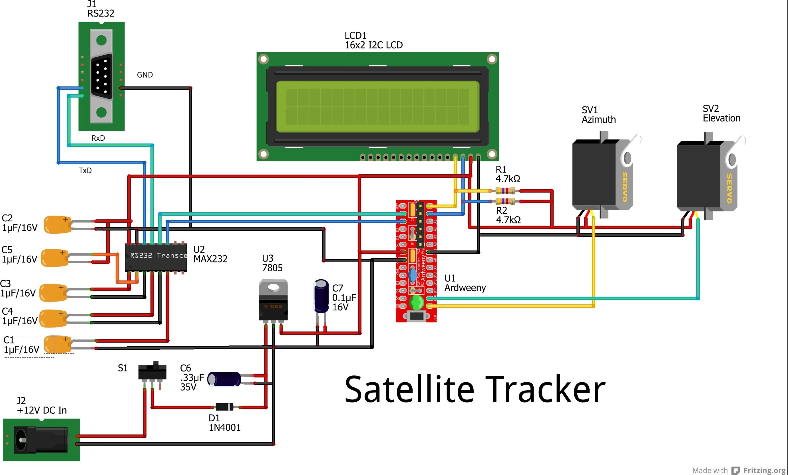 Gps своими руками схема Index of /Arduino/20 Satellite_Tracker